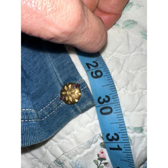 VINTAGE 90's LEGATTE ITALY STRETCH JEANS SWEATPANTS LEGGINGS - Picture 6 of 9